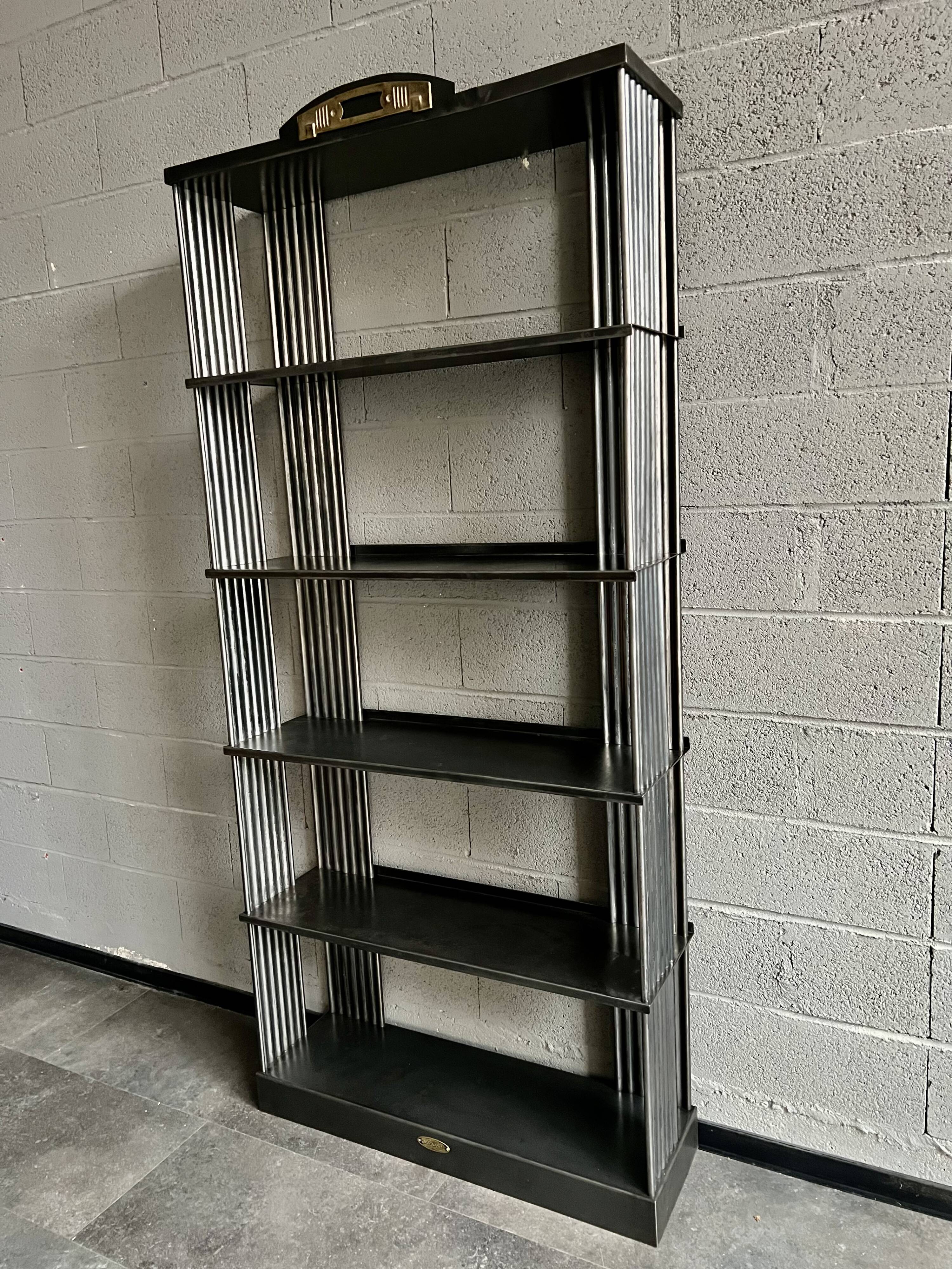 Strafor Industrial Shelf early twentieth century in metal