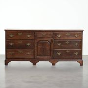 Buffet anglais en chêne antique du XVIIIe siècle / Commode anglaise basse