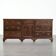 18th century antique English oak sideboard / English low dresser