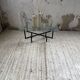 60s glass coffee table