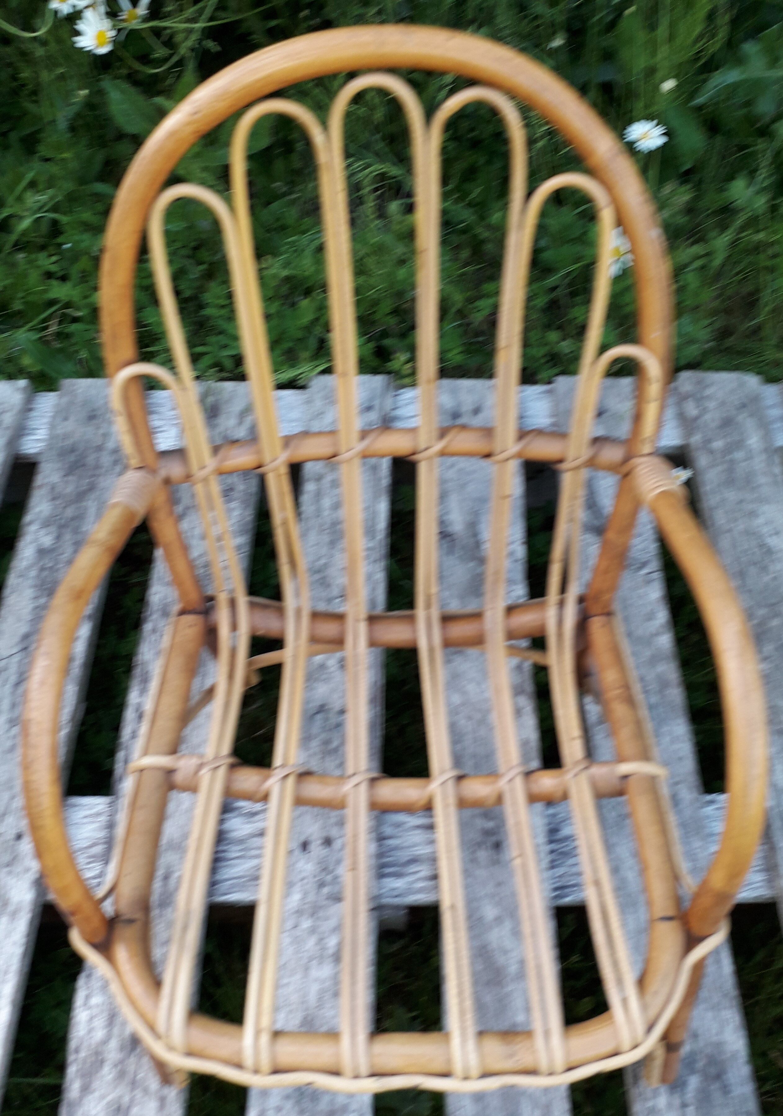 child rattan armchair