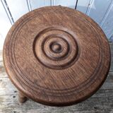 Wooden tripod stool
