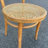 Radomsko style Thonet Baumann curved wood bistro chair