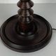 French wood turned table lamp in the style of Charles Dudouyt, 1950s