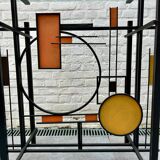 80s Postmodernist Geometric Console