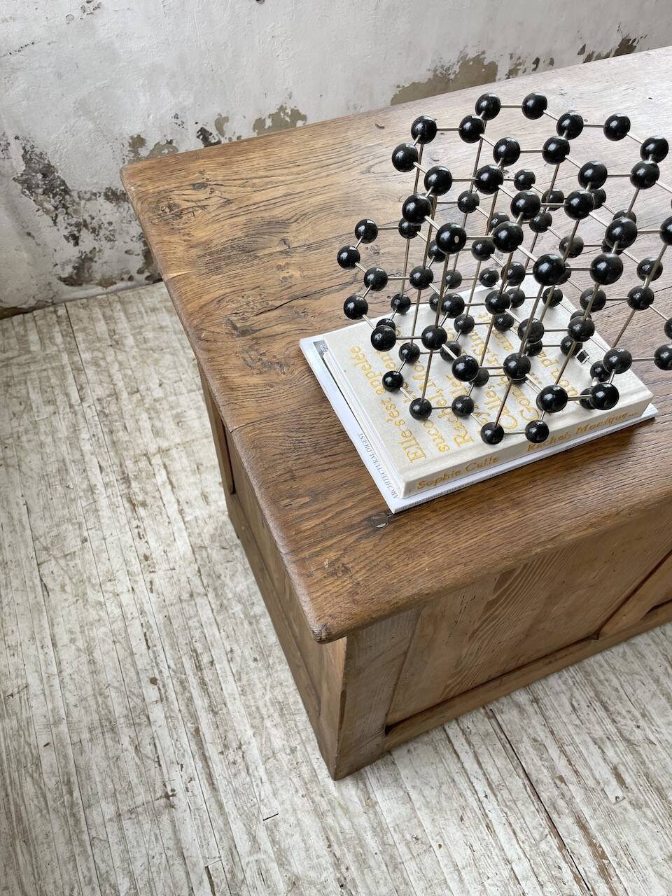 Oak and pine counter 1950