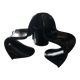 Lot de 3 chaises noir de Verner Panton