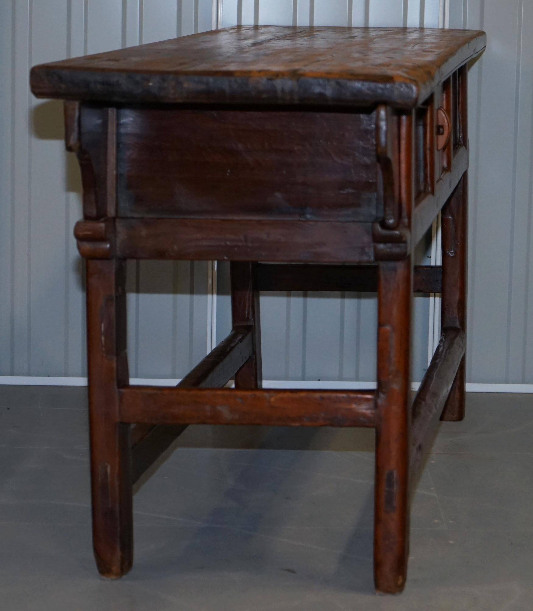 Antique Chinese altar buffet in solid teak