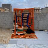 Traditional handmade Moroccan rug 3x2 m