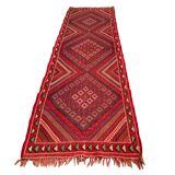 Vintage moroccan Kilim Runner , 295 x 86 cm