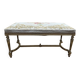 Bench - Louis XVI style office bench in gilded wood