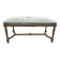 Bench - Louis XVI style office bench in gilded wood