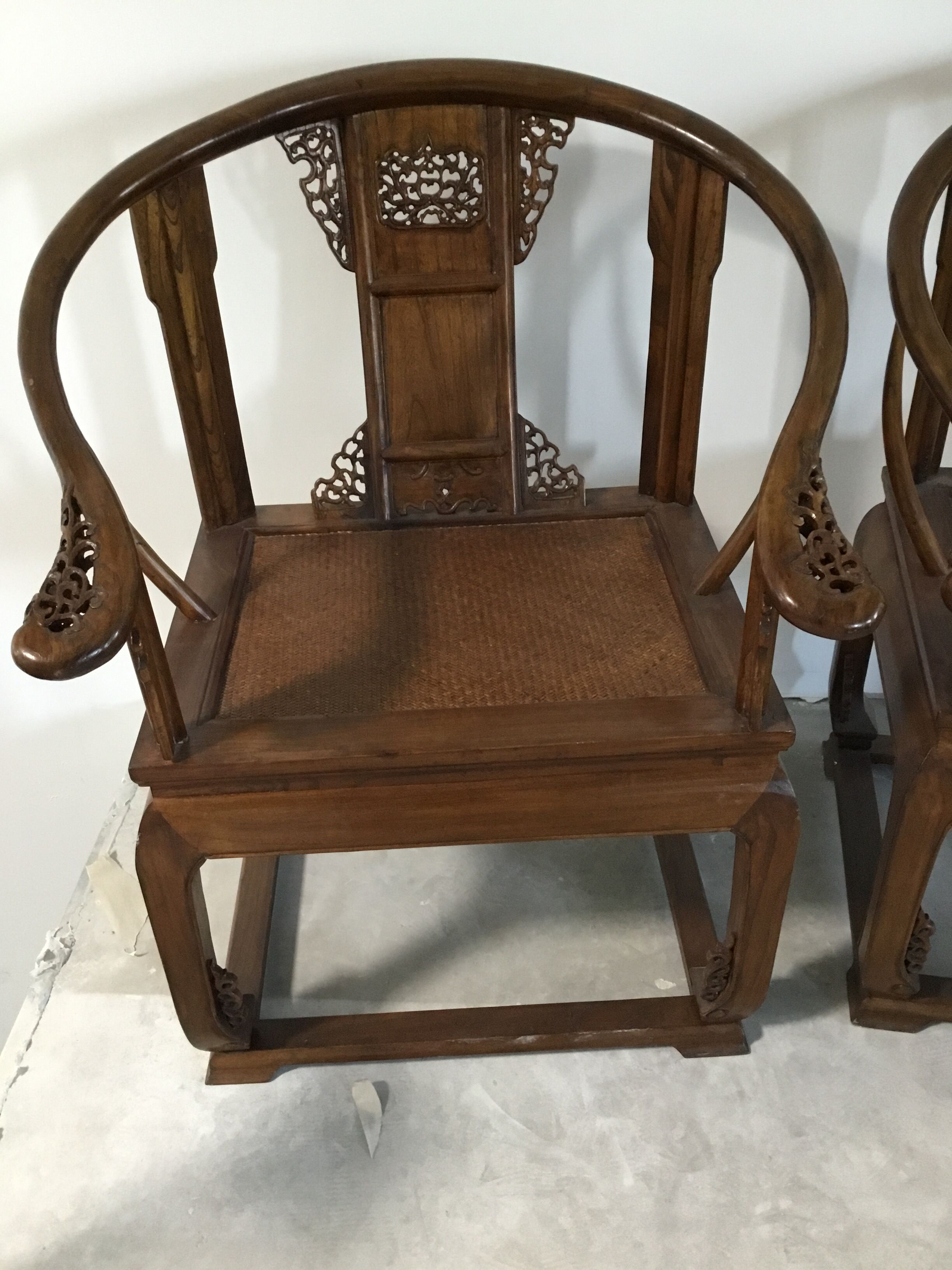 Chinese horseshoe armchair