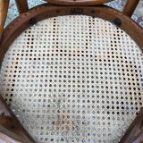 Armchair in bentwood and caning