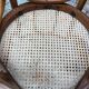 Armchair in bentwood and caning