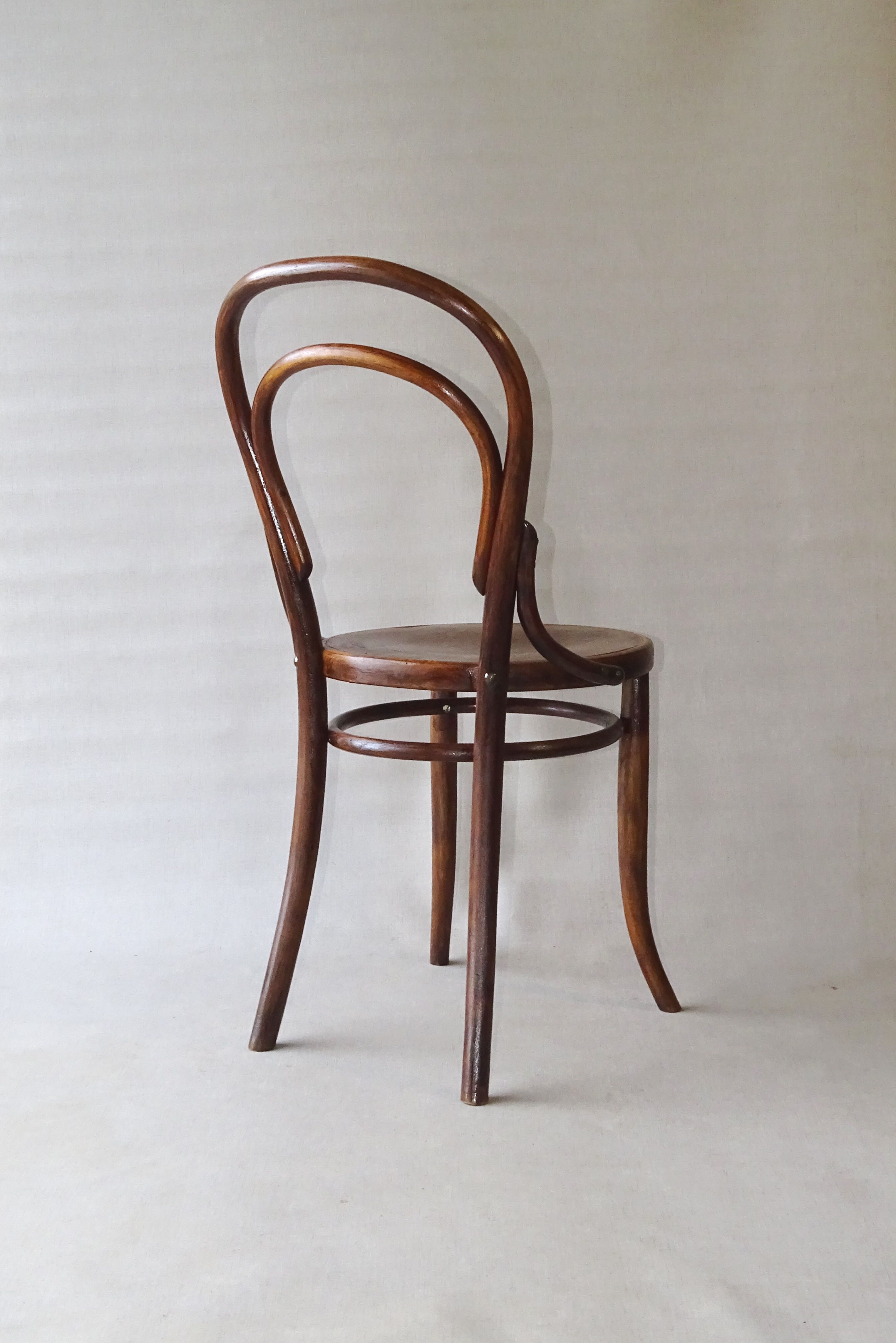 Bistro chair N°14 seat wood of Turpe Germany 1900