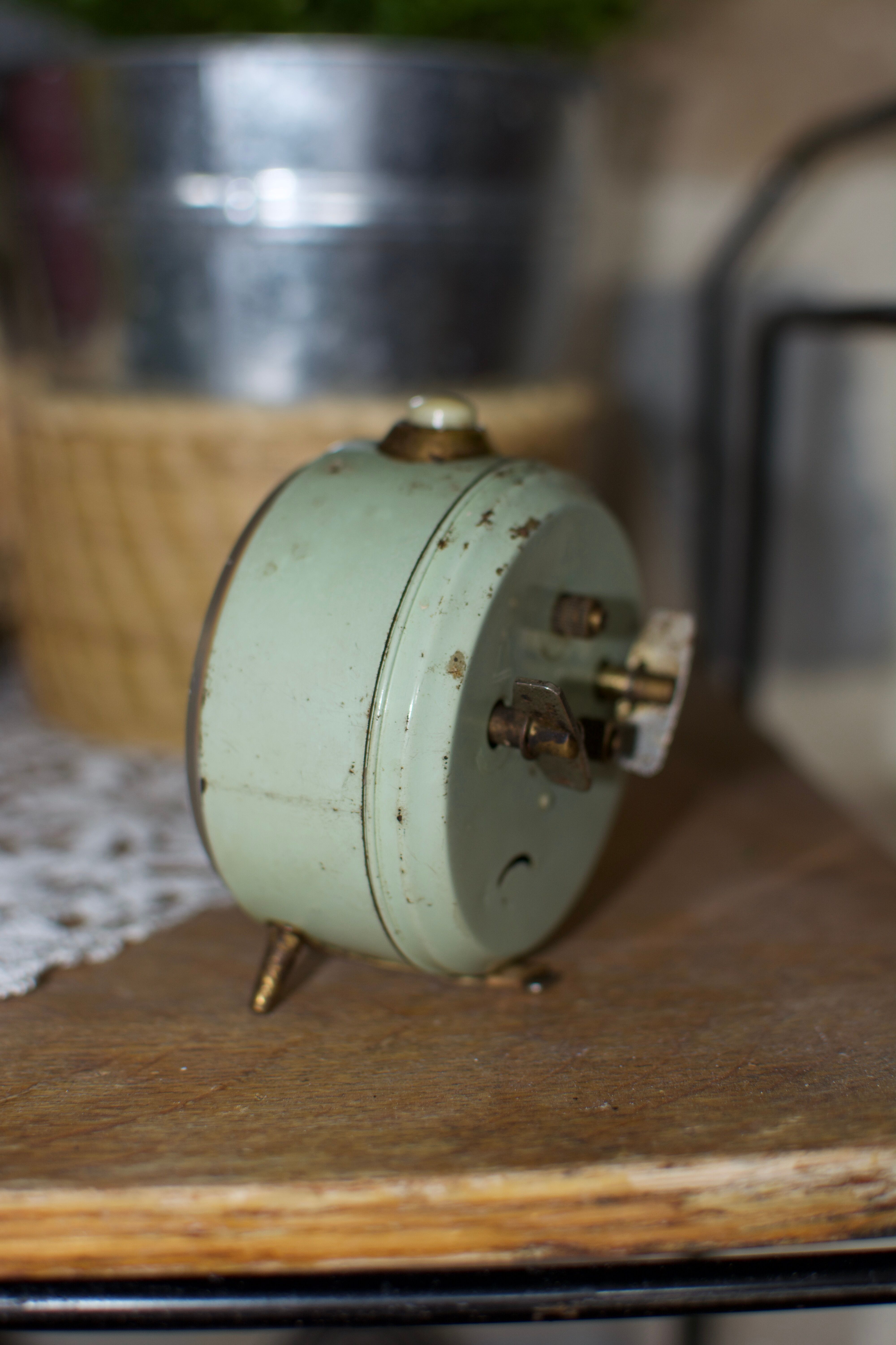 Mechanical alarm clock Mauthe Vintage