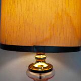 Richard Essig designer lamp in glass and gold metal