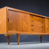 Mid-Century Danish Teak Sideboard from HP Hansen, 1950s