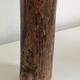 Freeform brutalist tripod stool, 1970