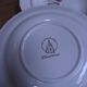 6 deep plates in earthenware l'Amandinoise with floral decoration.