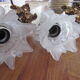 Paire d'appliques en bronze