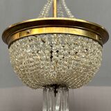 Crystal chandelier "Pearl basket"