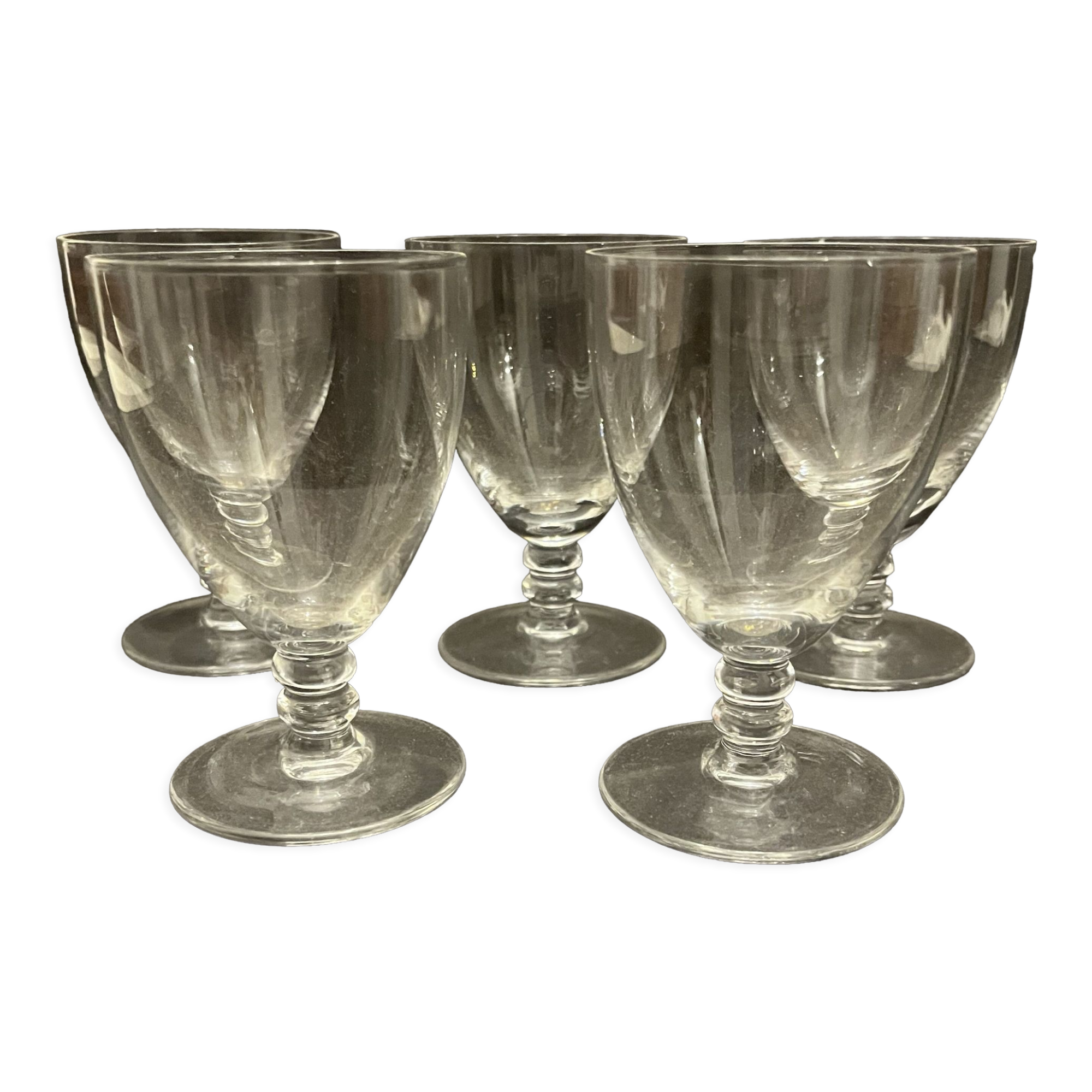 5 crystal port glasses
