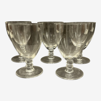 5 crystal port glasses