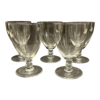 5 crystal port glasses