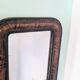19th century Louis-Philippe mirror – original glass & marbled frame – 37x31 cm