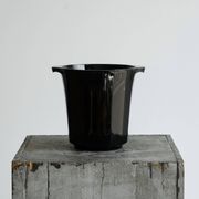 Seau à vin Art déco en verre pressé, années 1940