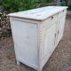 Old low sideboard in solid wood