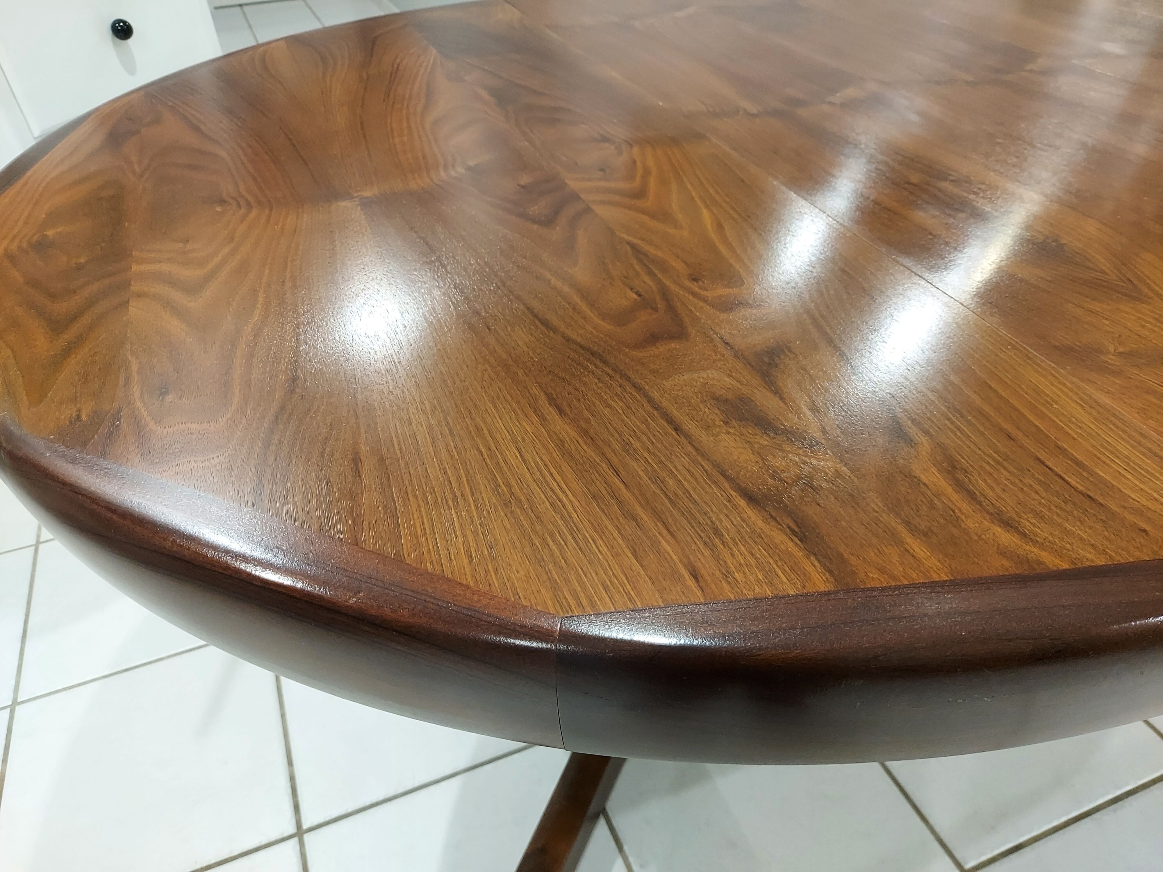 Extendable dining table baumann vintage 1970s baumann