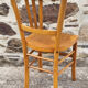 6 Luterma bistro chairs, blond wood, vintage, 50s