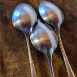 10 silver plated table spoons