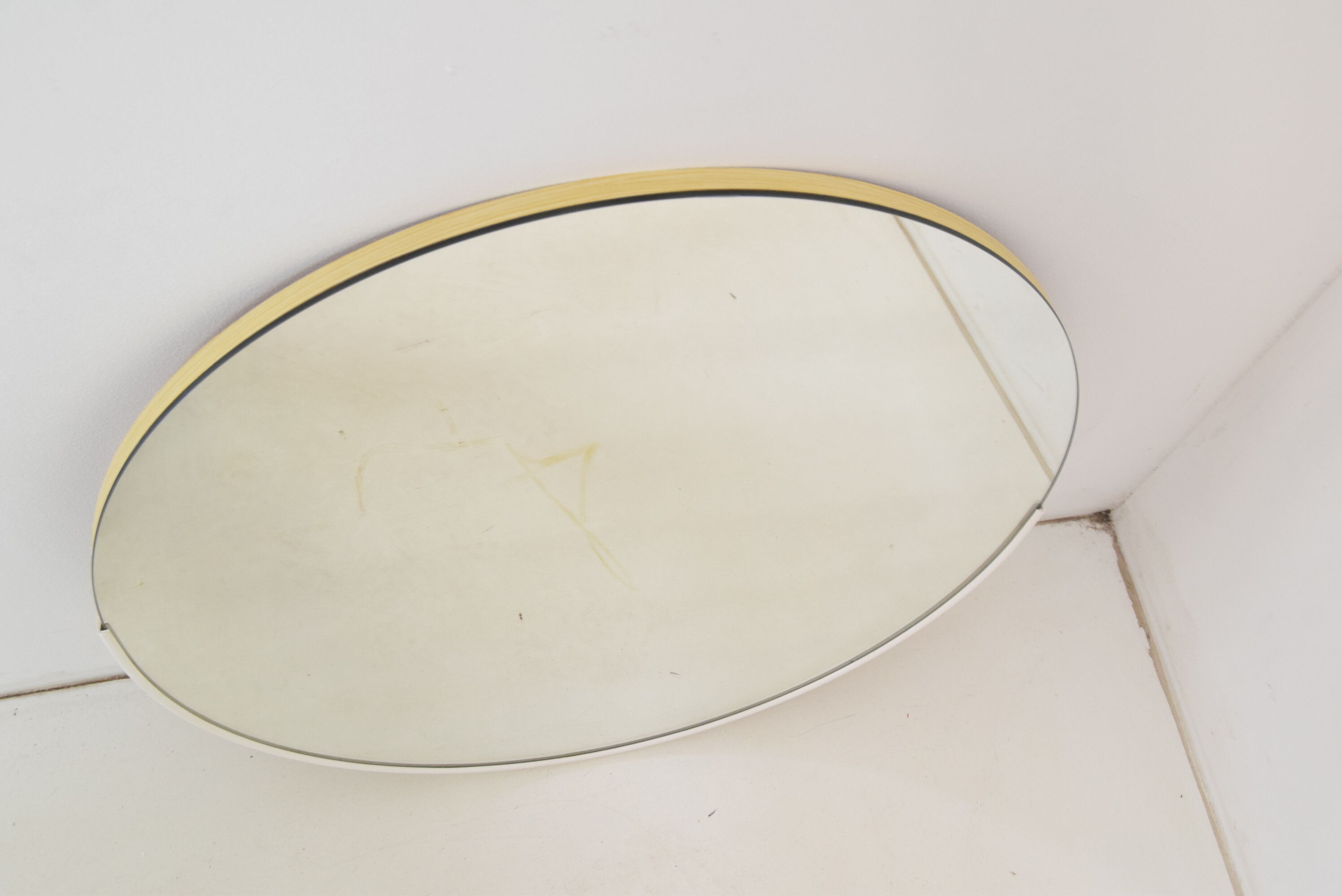 Mid-century Wall Round Mirror,1970's