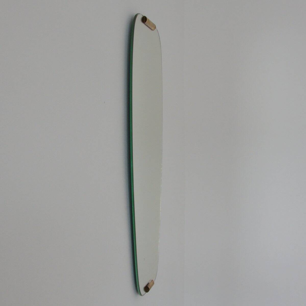 Free-form mirror from the 50s/60s, vintage, 34x77cm