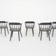 Set of five Yngve Ekstrom for Pastoe FH01 dining room chairs, The Netherlands 1960's