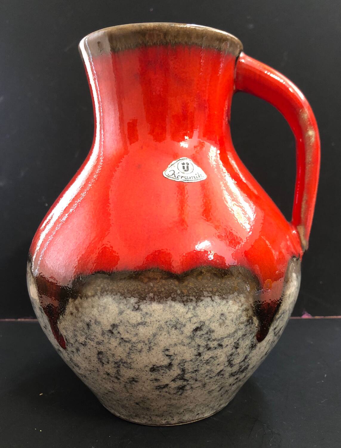 Vase Ü Keramik West Germany vintage