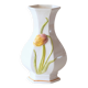 Antique tulip-shaped earthenware vase signed Bassano