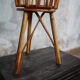 Travailleuse en rotin vintage 1960's