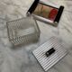 Art Deco box, 1920s metal, wood and glass