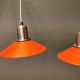 Three beautifully refurbished Tip-Top 2 hanging lamps, estimated 1990s.