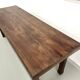 Small 1950s farmhouse table in blond walnut