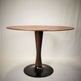 Designed Mahogany Round Dining Table, 1969