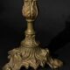 Pair of Napoleon III candelabra in brass, 19th century