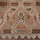 Turkish jajim runner hand woven wool nomad runner rug 140 x 320 cm