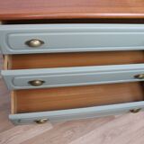 Gautier sage green 3-drawer chest of drawers, 1970s France