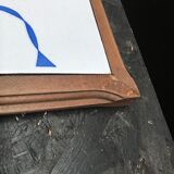 Dessous de plat plaque émaillée rétro